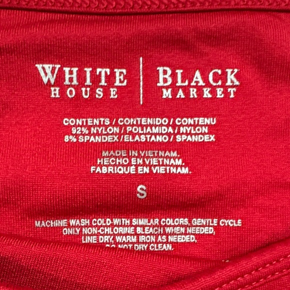 White House Black Market Red Camisole Top - Picture 2 of 4